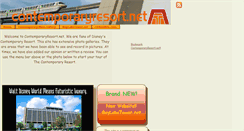 Desktop Screenshot of contemporaryresort.net